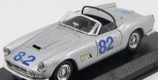 Art-model Ferrari 250 Swb California Spider N 82 Targa Florio 1962 U.de Bonis - R.fusina 1:43 Silver