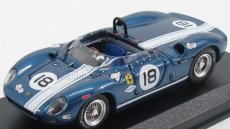 Art-model Ferrari 275p Coupe Ch.0812 N 18 Bridgehampton 1965 M.andretti 1:43 Blue Met