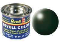 Barva Revell emailová - 32363: hedvábná tmavě zelená (dark green silk)