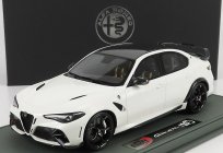 Bbr-models Alfa romeo Giulia Gtam 2020 - Con Vetrina - With Showcase 1:18 Bianco Trofeo - Bílá