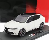 Bbr-models Alfa romeo Tonale Tributo Black Roof 2023 - Con Vetrina - With Showcase 1:18 Bianco Alfa - Bílá Černá