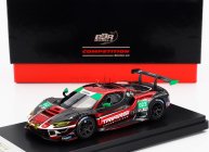 Bbr-models Ferrari 296 Gt3 3.0l Twin Turbo V6 Team Triarsi Competizione N 023 24h Daytona 2023 Andrea Bertolini - Alessio Rovera - Charlie Scardina - Onofrio Triarsi 1:43 Red Met Black