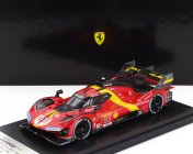 Bbr-models Ferrari 499p 3.0l Turbo V6 Team Ferrari Af Corse N 51 3rd Wec 6h Spa 2023 Alessandro Pier Guidi - James Calado - Antonio Giovinazzi 1:43 Červená Žlutá Černá