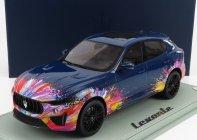 Bbr-models Maserati Levante Trofeo 2021 - Fuoriserie Edition - Con Vetrina - With Showcase 1:18 Blue