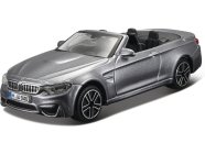 Bburago BMW M4 Cabrio 1:43 šedá metalíza