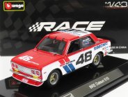 Bburago Datsun 510 Bre N 46 Racing 1972 1:43 Bílá Modrá Červená