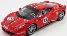 Bburago Ferrari 458 Italia 8c N 5 Challenge 2009 1:24 Red