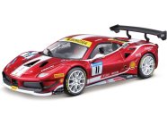 Bburago Ferrari 488 Challenge 2017 1:24 červená