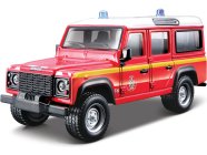 Bburago Land Rover Defender 110 1:50 červená - hasiči