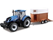 Bburago New Holland T7.315 1:32 s přívěsem