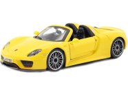 Bburago Plus Porsche 918 Spyder 1:24 žlutá