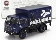 Brekina plast Fiat 642 Truck Cassonato Perugina 1962 1:87 Blue