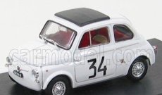 Brumm Fiat 500 595 Abarth N 34 Winner Criterium Apertura Monza 1964 Franco Patria 1:43 Bílá