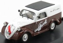 Brumm Fiat 500b Van Pubblicitario Caffarel Cioccolato 1950 1:43 Hnědá Bílá