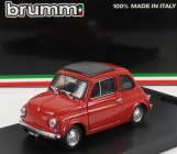 Brumm Fiat 500r Tetto Chiuso - Closed 1972 1:43 Rosso Corallo