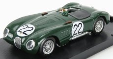 Brumm Jaguar C-type Xk-120c 3.4l S6 Team Jaguar Cars Ltd N 22 1:43, zelená