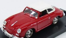 Brumm Porsche 356 Hard Top 1952 1:43 Červená Bílá