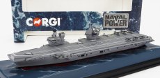 Corgi Ship Hms Queen Elizabeth (r09) Portaerei Boat Aircraft Carrier British Navy 2014 1:1250 Vojenská Šedá