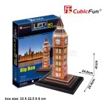 Cubicfun Puzzle Kit 3D In Foam Big Ben, 28 dílků