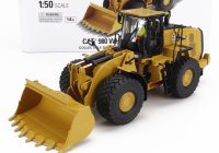 Dm-models Caterpillar Cat980 Ruspa Gommata - Scraper Tractor Wheel Loader 1:50 Žlutá Černá