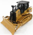 Dm-models Caterpillar Catd7e Ruspa Cingolata - Scraper Type Tractor 1:50 Žlutá Černá