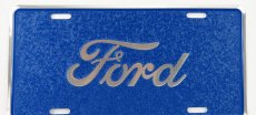 Edicola Accessories Funny Metal Plate - Ford Script Mosaic 1:1 Blue