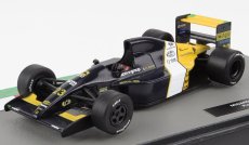 Edicola Minardi F1  M191 Ford N 23 Season 1991 Pierluigi Martini 1:43 Žlutá Černá Bílá