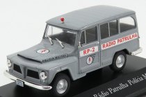 Edicola Rural Willys Radio Patrulha Policia Military Police 1970 1:43 Grey