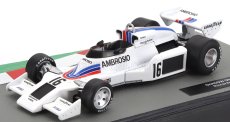 Edicola Shadow F1  Dn8 N 16 Season 1977 Riccardo Patrese 1:43 Bílá