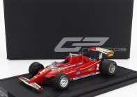 Gp-replicas Ferrari F1  126c N 2 Qualifyng Monza Gp Italy 1980 Gilles Villeneuve 1:43 Red