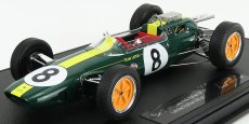 Gp-replicas Lotus F1 Climax 25 N 8 World Champion Winner Italy Gp 1963 Jim Clark - Con Vetrina - With Showcase 1:18 Zelená Žlutá