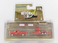 Greenlight Chevrolet C-10 Pick-up With Stp Trailer 1968 1:64 Red