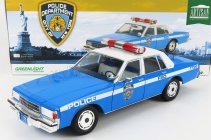 Greenlight Chevrolet Caprice Police New York City Departiment 1990 1:18 Světle Modrá Bílá