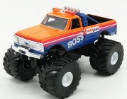 Greenlight Chevrolet K-10 Bigfoot Monster Truck Boss 1972 1:43 Oranžová Modrá