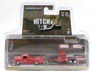 Greenlight Dodge D-100 Pick-up 1967 With Trailer Car Transporter 1:64 Orange