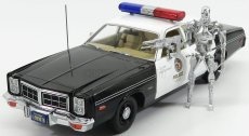 Greenlight Dodge Monaco Police 1977 - The Terminator 1 1984 1:18, černobílá