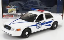 Greenlight Ford usa Crown Victoria Interceptor Indiana State Police 2008 1:24 Bílá