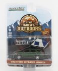 Greenlight Ford usa Explorer Limited 2022 - The Great Outdoors 1:64 Zelená