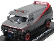 Greenlight GMC Vandura Cargo G.series Van - A-team - 1983 1:43 Černá Červená