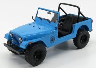 Greenlight Jeep Cj-7 Dharma Open 1982 - Lost 2004 - 2010 1:18 Světle Modrá