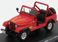 Greenlight Jeep Cj-7 Renegade Open 1983 - The Terminator 1:43 Červená Bílá