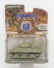 Greenlight Tank M4 Sherman Usa Army World War Ii 1944 1:64 Vojenský Písek