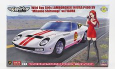 Hasegawa Lamborghini Miura P400 Sv With Egg Girl Mikumo Iranagi 1972 1:24 /