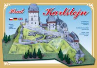 Hrad Karlštejn - papírový model 1:350