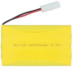 Akumulátor 9,6V 800 mAh NiCd