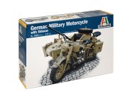 Italeri German Military Motorcycle with Sidecar (1:9)