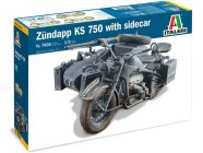 Italeri Zündapp KS 750 se sajdkárou (1:9)