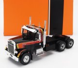 Ixo-models Freightliner Flc 120 64t Tractor Truck 3-assi 1977 1:43 Černá Červená Oranžová