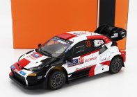 Ixo-models Toyota Yaris Gr Hybrid Rally1 Team Toyota Gazoo Racing Wrt N 33 Winner Rally Finland 2023 Elfyn Evans - Scott Martin 1:18 Bílá Červená Černá