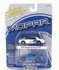 Johnny lightning Dodge Set 2x Challenger R/t 2014 + Viper Srt10 2008 1:64 Modrá Bílá